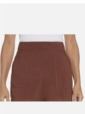 Wildfox High-Waist Chocolate Brown Flowy Shorts